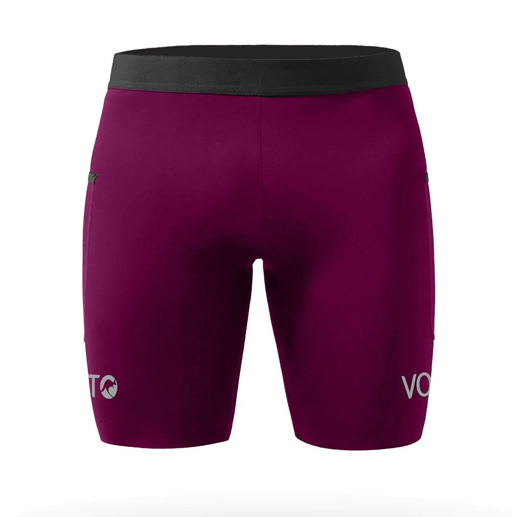Short Pro Hombre Vinotinto 5 bolsillos