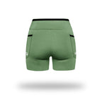 Short Pro Running Dama Corto Verde Claro