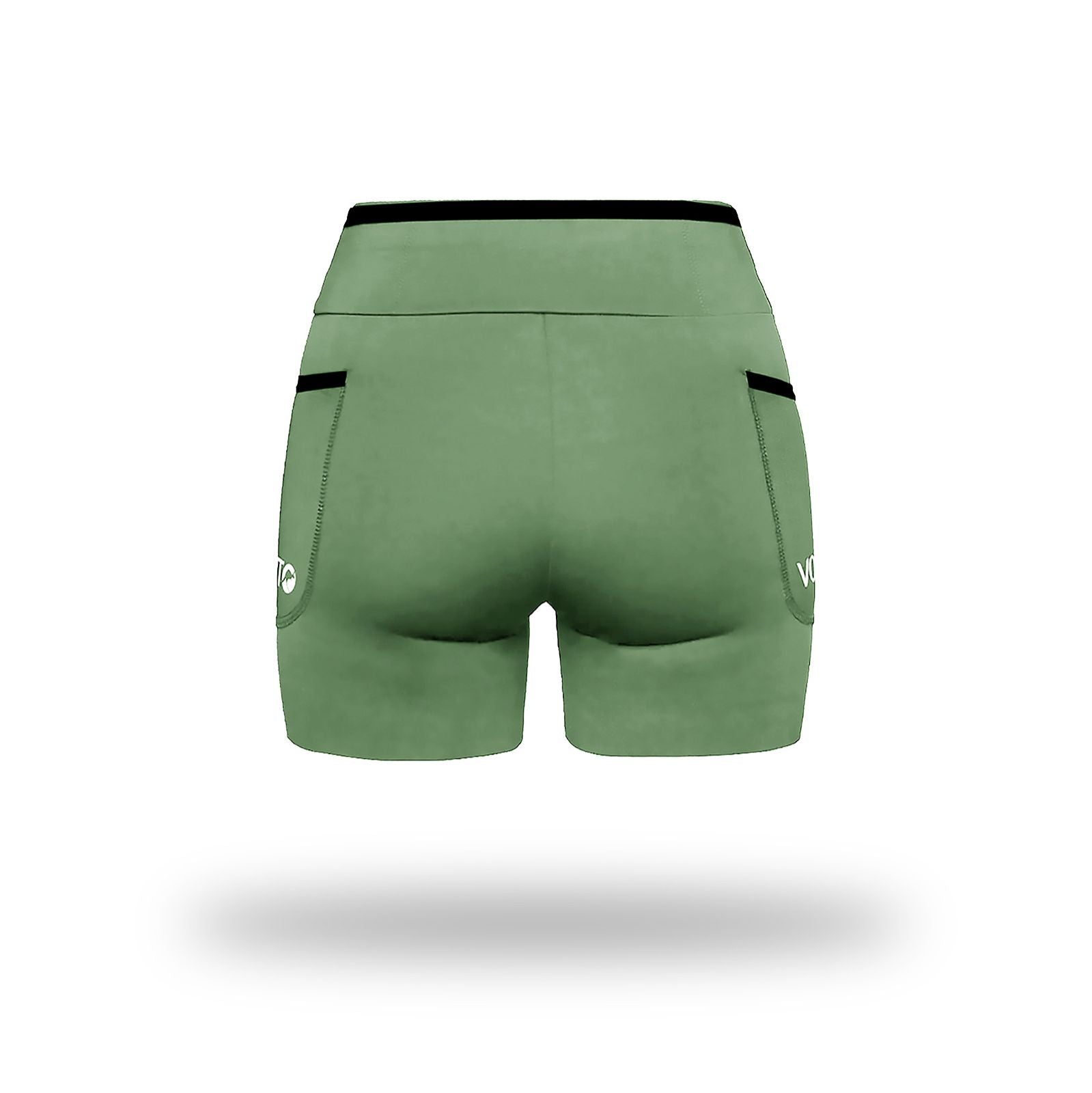 Short Pro Running Dama Corto Verde Claro