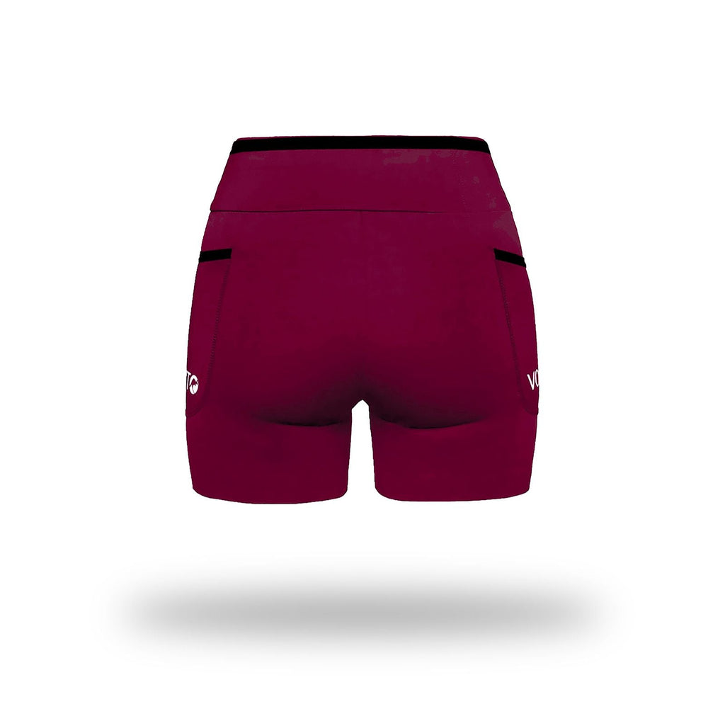 Short Pro Running Dama Corto Vinotinto