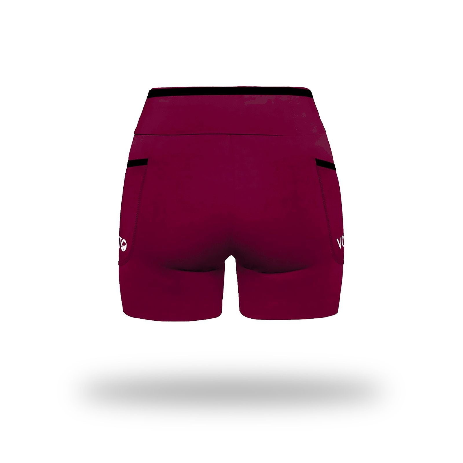 Short Pro Running Dama Corto Vinotinto