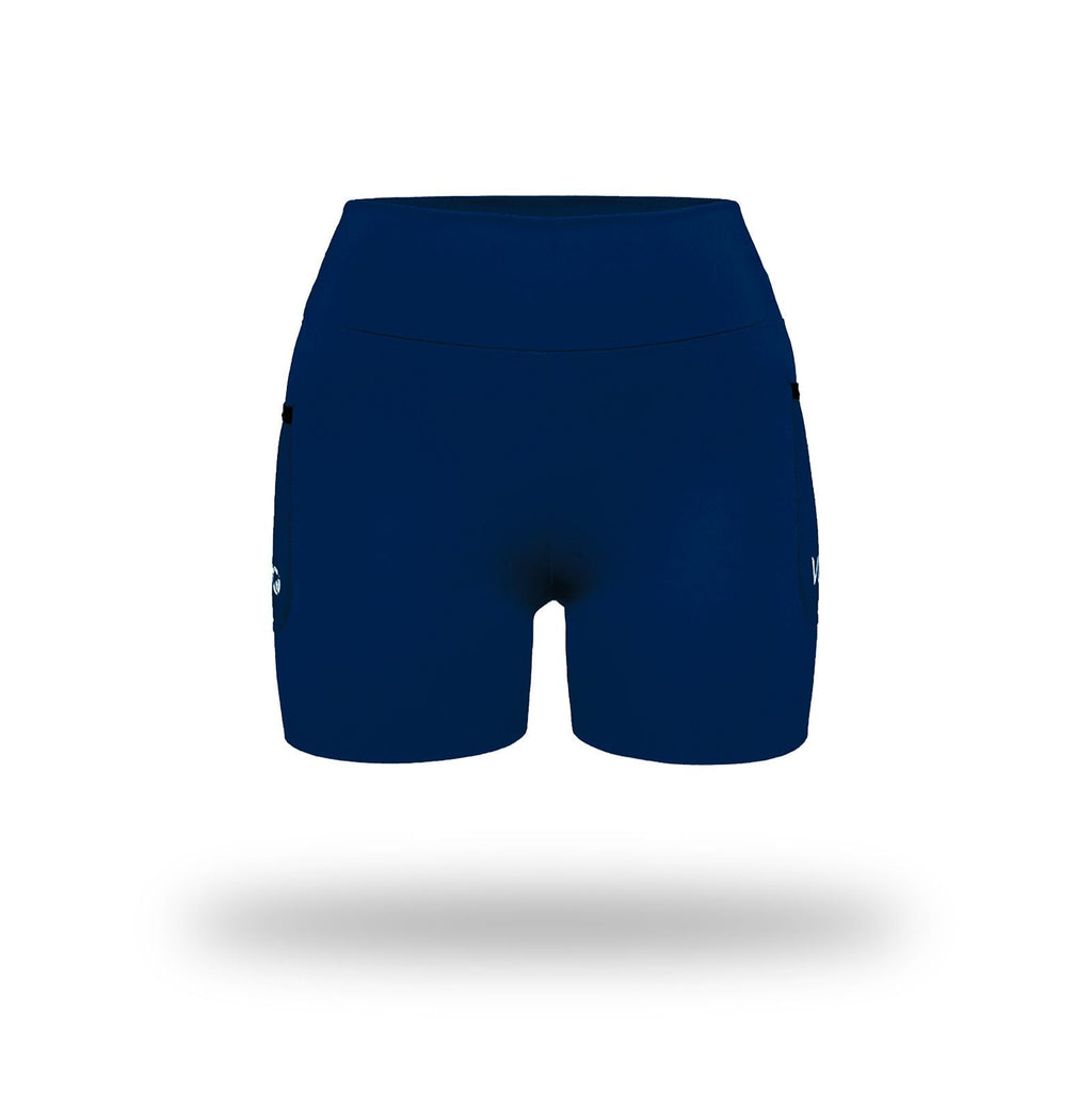 Short Pro Running Dama Corto Azul