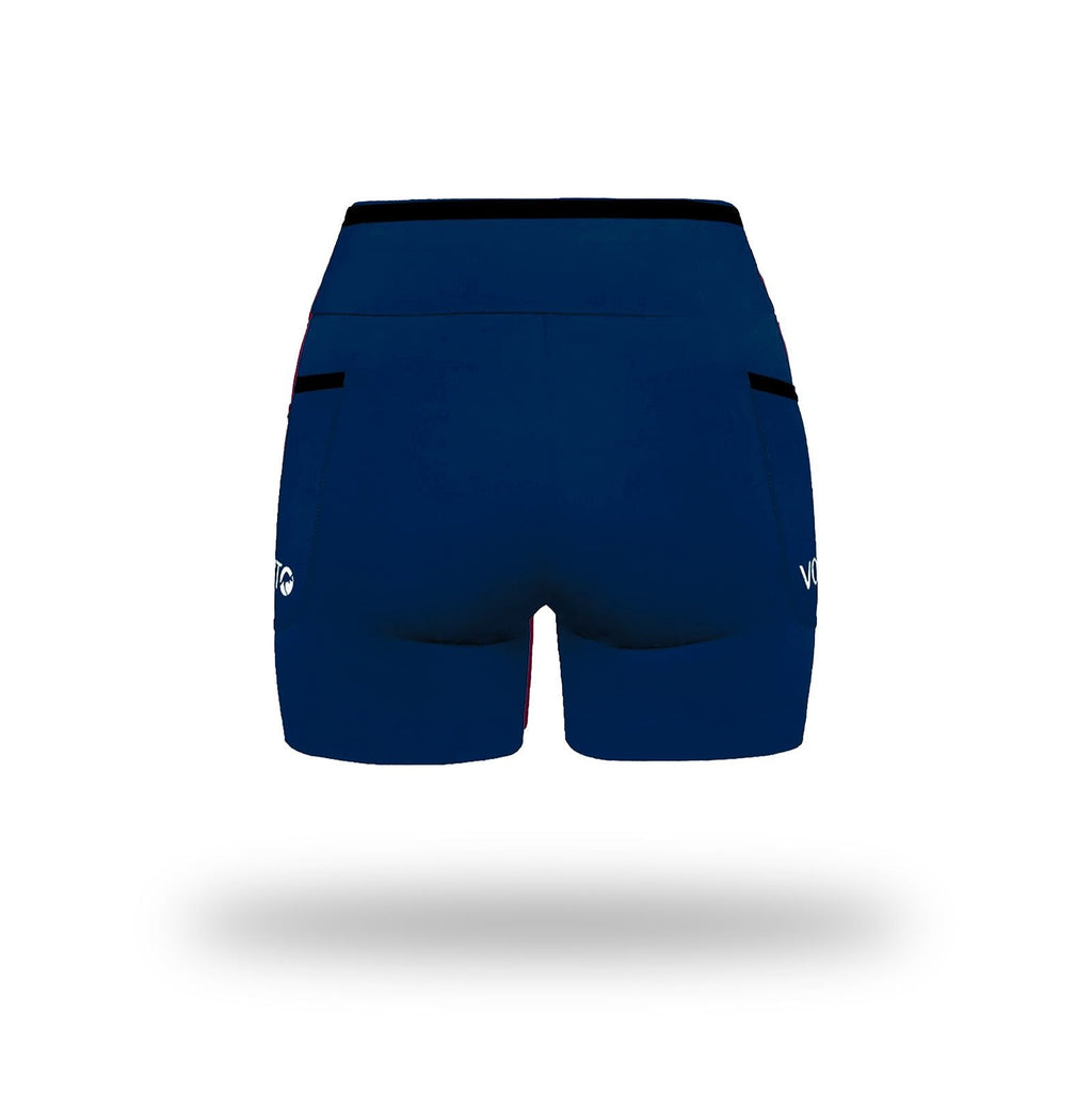 Short Pro Running Dama Corto Azul